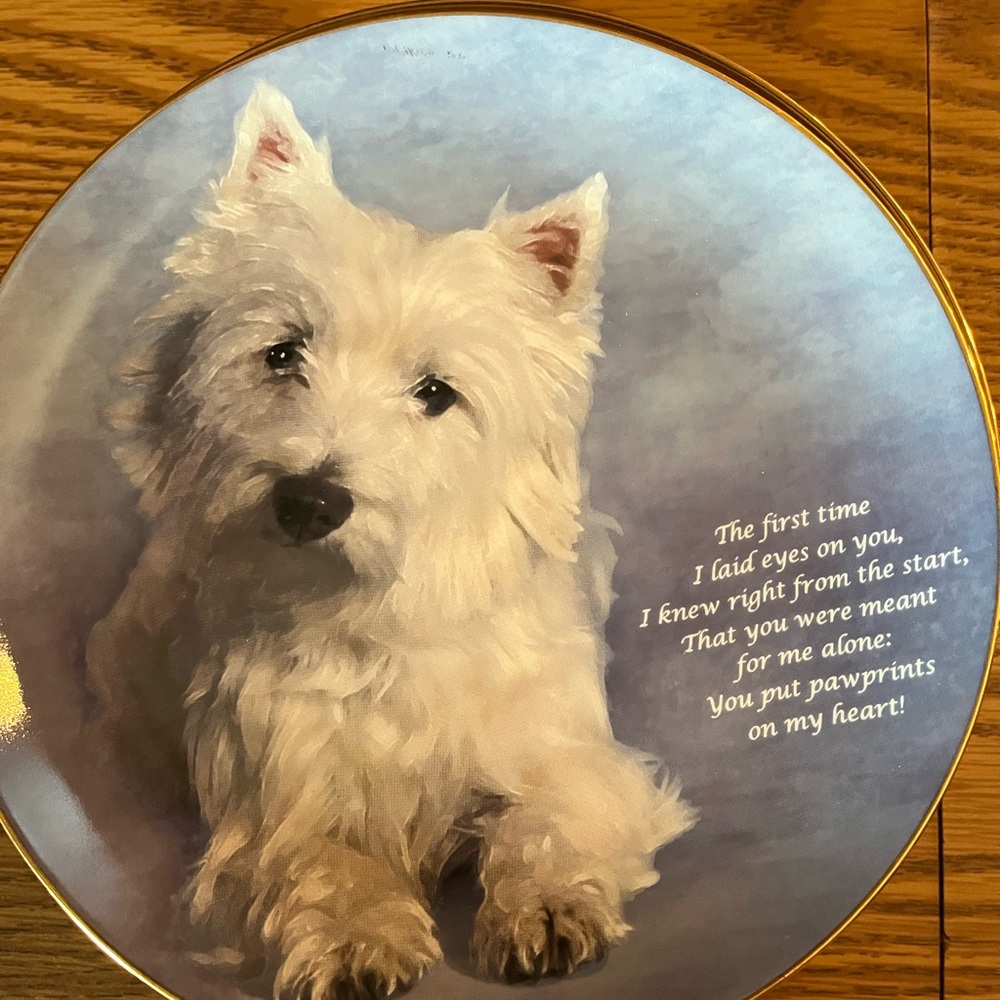 Westie Plate